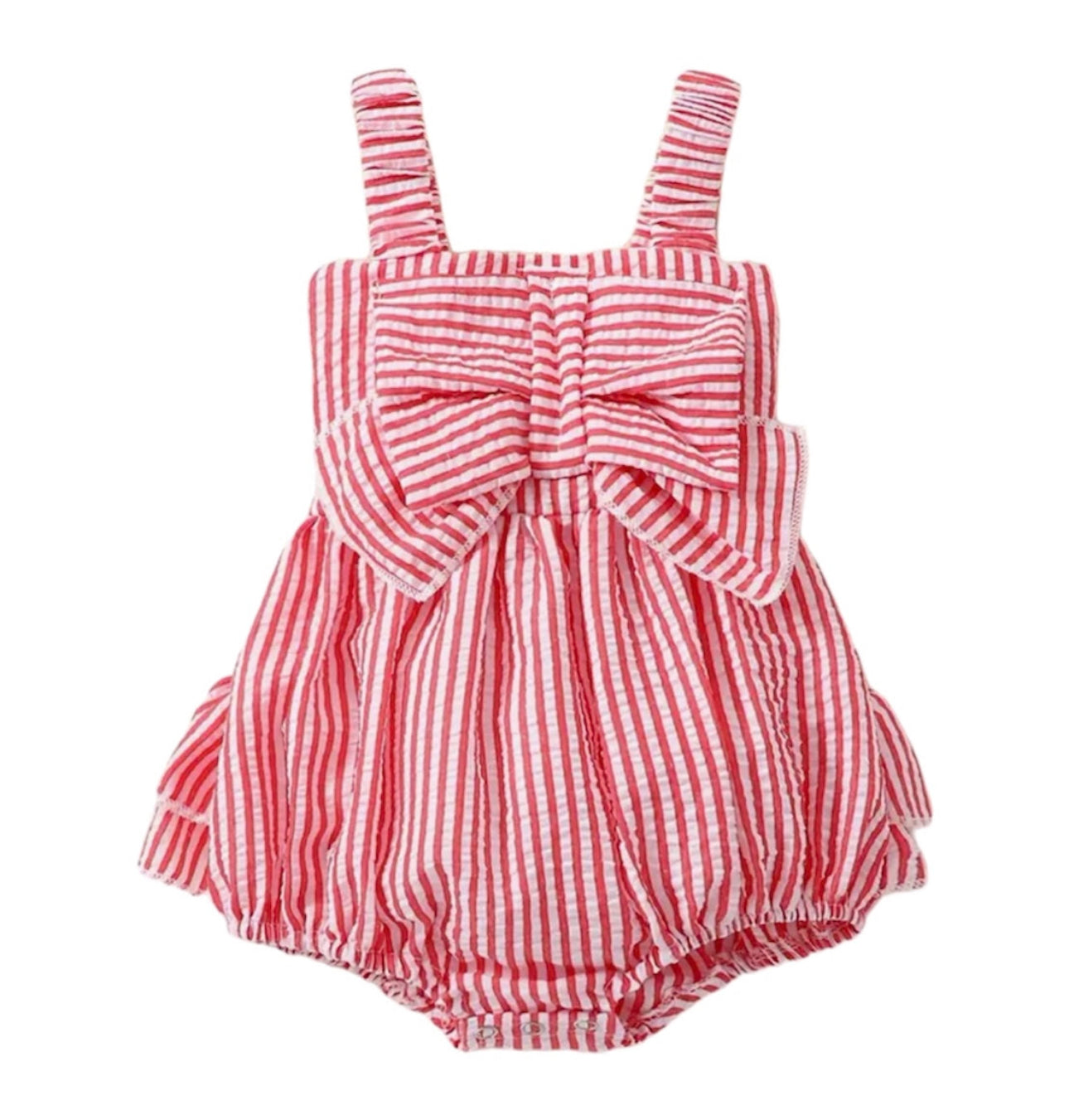 Romper Laila Red Stripes