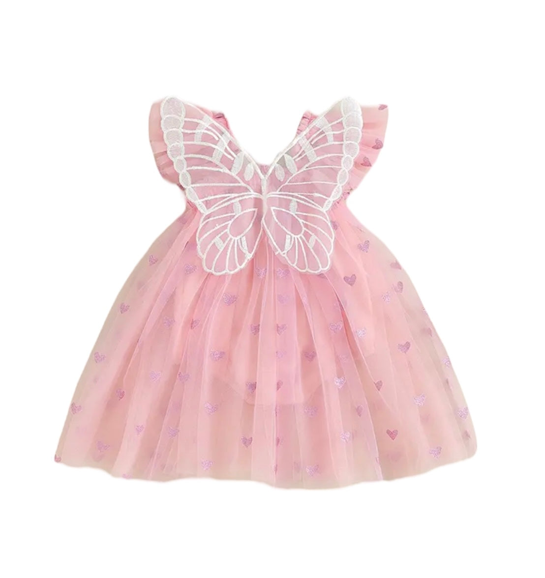 Babybody - Jenna Butterfly roze