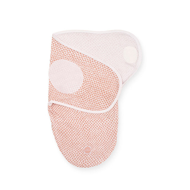 Wrapper Jollein 0-3 maanden Snake pale pink - Kletskouz