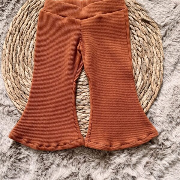 Kletskouz, eigen atelier handgemaakt, orange, flair broekje