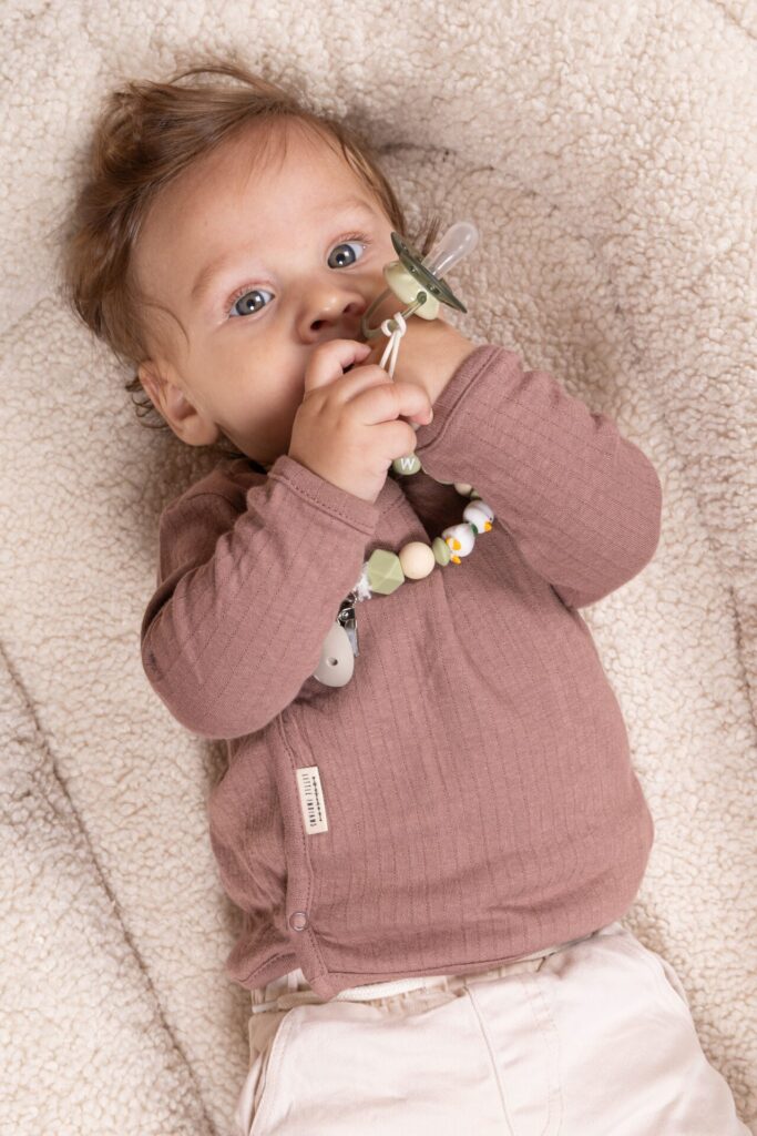 Little Indian, longsleeve, burlwood, zacht biologisch katoen