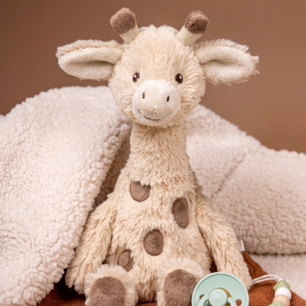 Happy Horse, Giraffe Gus, 32 cm, beige, bruine vlekken, knuffel, baby, kind, vanaf 0 maanden